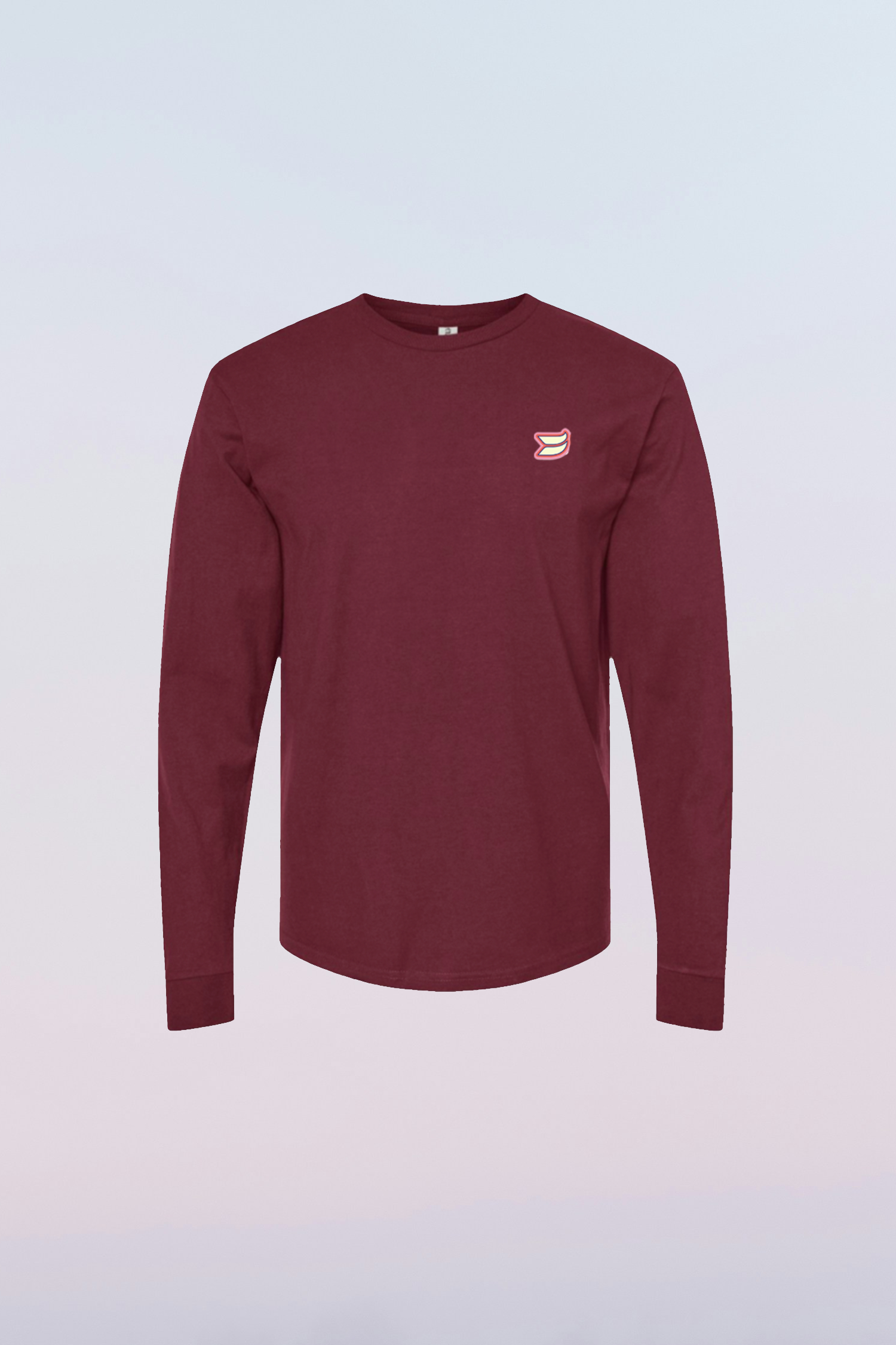 Burgundy Retro Wistia Long Sleeve