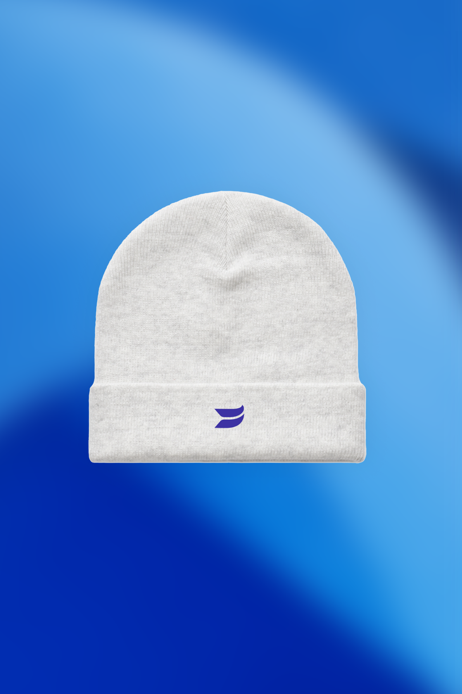 White Heather Cuff Beanie